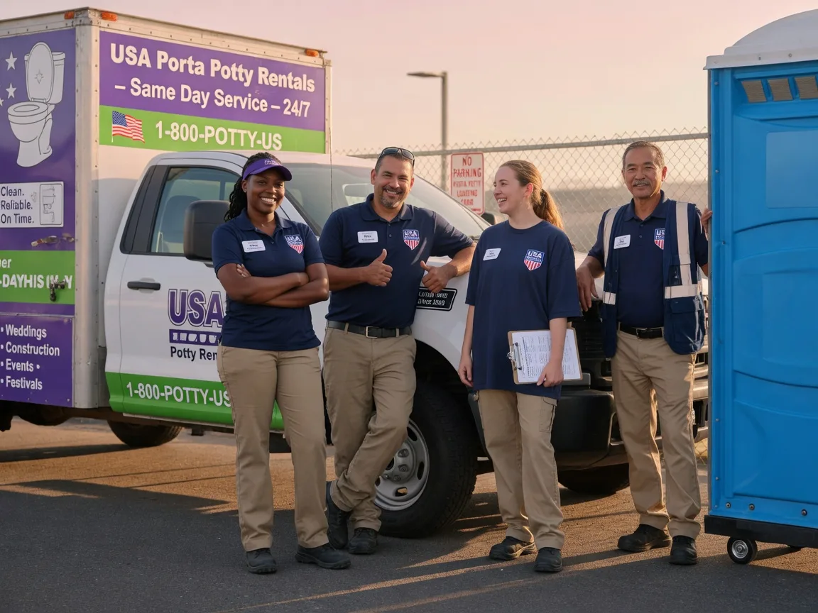Porta Potty Rental company in West, TX